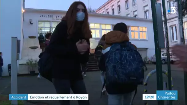 Royan : cellule psychologique au collège Émile Zola après le décès d'une élève, percutée par un bus