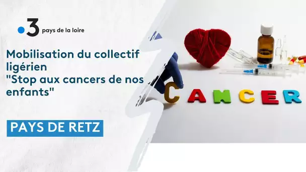 Mobilisation du collectif ligérien  "Stop aux cancers de nos enfants"
