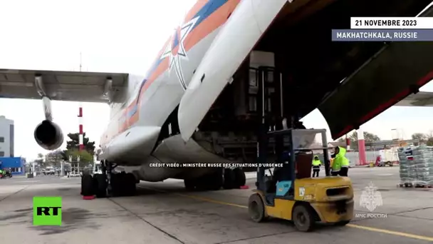 Gaza : le deuxième vol russe d'EMERCOM transportant de l'aide humanitaire a atterri en Égypte