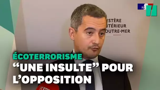 « Écoterrorisme » : l’expression que Darmanin veut imposer après les actions contre les bassines