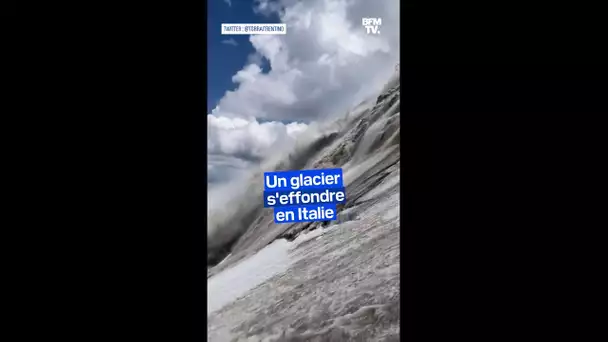 Les images de l'effondrement du glacier qui a fait au moins 6 morts dans les Alpes italiennes