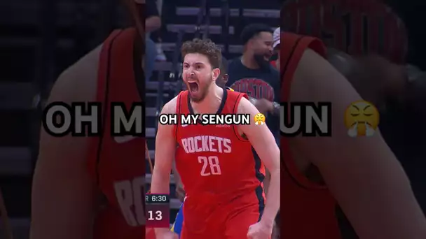 Sengun detonates at the rim!