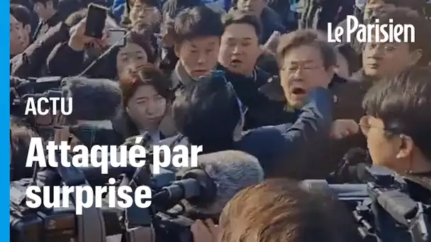 Corée du Sud : Lee Jae-myung, le chef de l’opposition, poignardé au cou