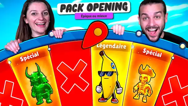 LE MEILLEUR MEGA PACK OPENING SUR STUMBLE GUYS ! OU EST LE BANANA GUY ?