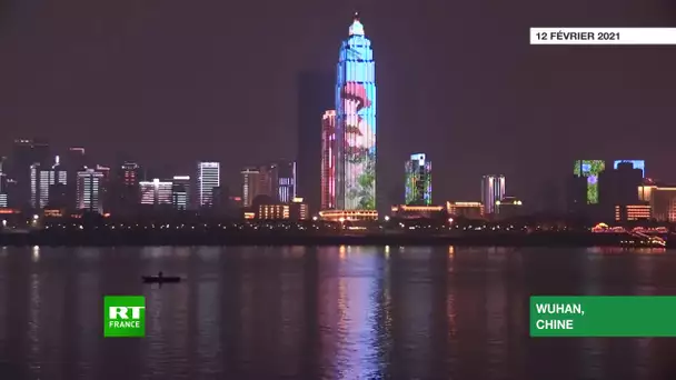 Chine : Wuhan fête le Nouvel an lunaire avec un spectacle de lumière