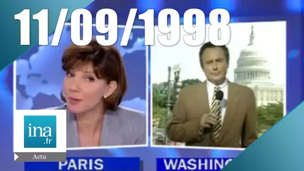 20h France 2 du 11 septembre 1998 | Rapport sur l'affaire Monica Lewinsky | Archive INA