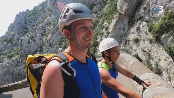 Du château de Peyrepertuse aux Gorges de Galamus : une randonnée aquatique avec Zinzin Reporter