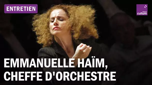 Emmanuelle Haïm, elle joue du clavecin debout