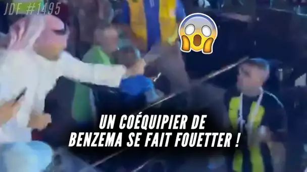 ARABIE SAOUDITE : un coéquipier de Karim BENZEMA se reçoit des COUPS de FOUET par un spectateur !!