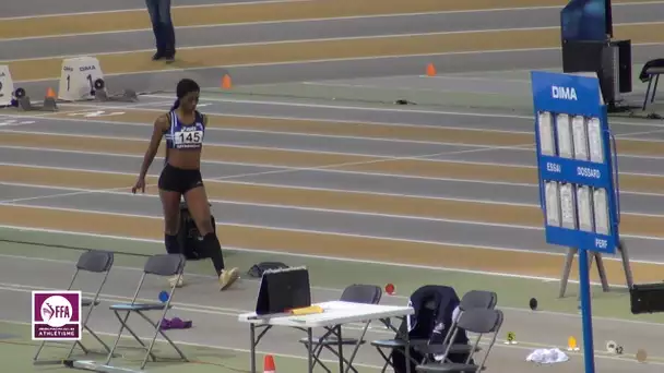 Aubière 2018 : Finale Triple Saut Espoirs F (Ilionis Guillaume avec 13,60 m)