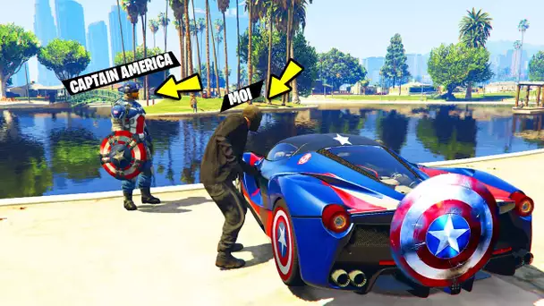 Je Vole la VOITURE de CAPTAIN AMERICA ! (Supercar)