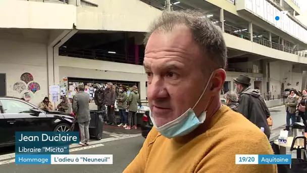 Bordeaux : dernier hommage à Neneuil, le libraire de rue