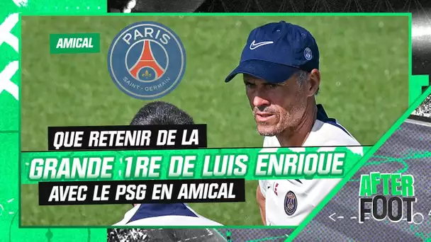 PSG : Que retenir de la grande première de Luis Enrique après la victoire en amical face au Havre