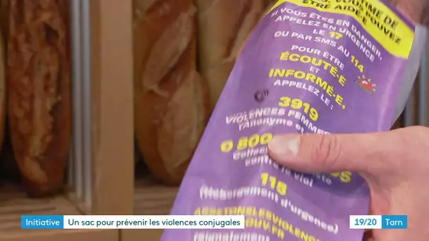 Tarn : des sacs à pain pour lutter contre les violences faites aux femmes