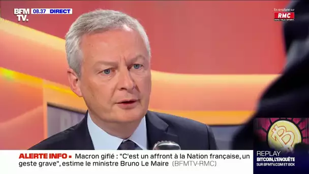 Bruno Le Maire répond aux questions de Jean-Jacques Bourdin