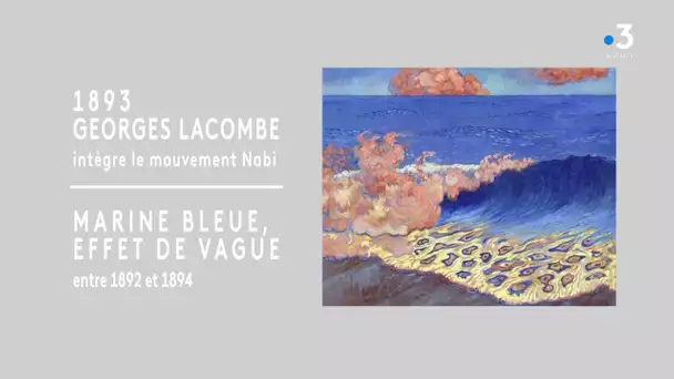 Décrypt'art: Marine bleue, effet de vague de Georges Lacombe