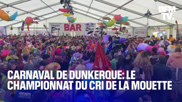 Carnaval de Dunkerque: Samuel est le gagnant du championnat du monde du cri de la mouette