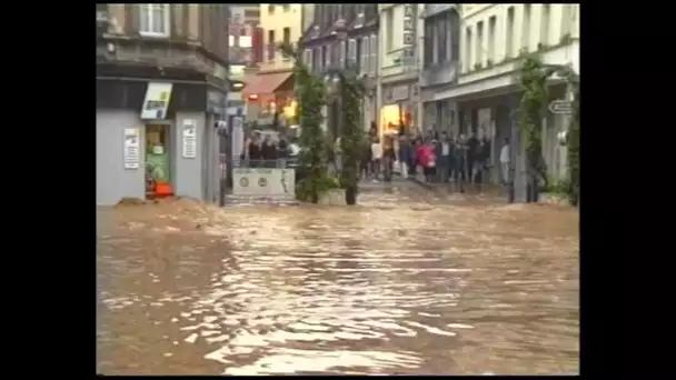 Tempête de 1999 : les inondations de Fécamp