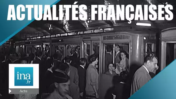 Les Actualités Françaises du 12 juillet 1961 : La nouvelle ligne de métro | Archive INA