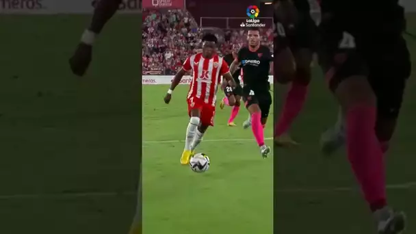 Ramazani know how to score to Sevilla FC! 😈 😁  #shorts #laligasantander #ramazani #almeria