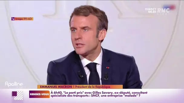 Sur TF1, Emmanuel Macron concède quelques faux pas