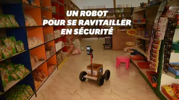 En Inde, un robot pour faire ses courses à distance