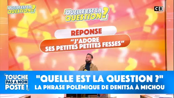 "Quelle est la question ?" : “J’adore ses petites fesses” la phrase polémique de Denitsa à Michou