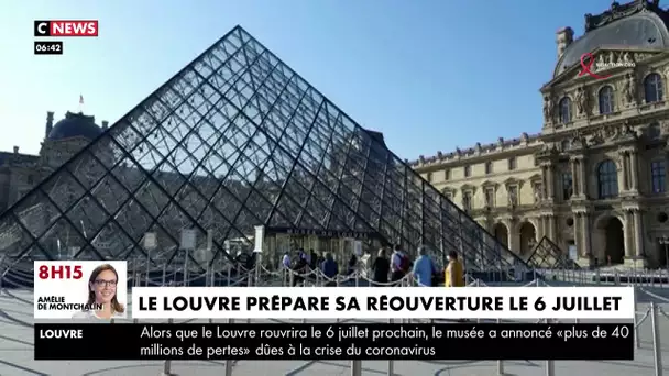 Le Louvre prépare sa réouverture le 6 juillet