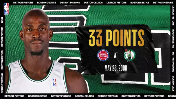 2008 ECF Game 5: Garnett goes off for 33 PTS | Pistons @ Celtics | #NBATogetherLive #20HoopClass