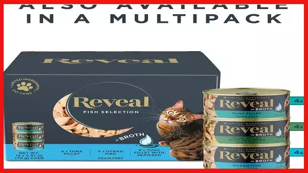 Reveal Natural Wet Cat Food, 24 Pack, Limited Ingredient Canned Wet Cat Food