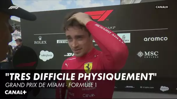 La réaction de Charles Leclerc - Grand Prix de Miami - F1