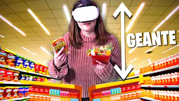 ON DEVIENT GEANT DANS LE SUPERMARCHE ! JOB SIMULATOR VR OCULUS META QUEST 2