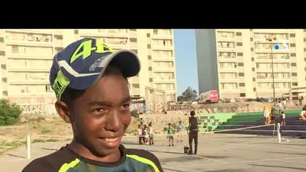 Tennis pour les enfants des quartiers nord de Marseille