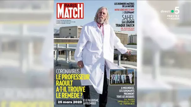 Le 5 : 5 : la starisation du Professeur Raoult - C à Vous - 26/03/2020