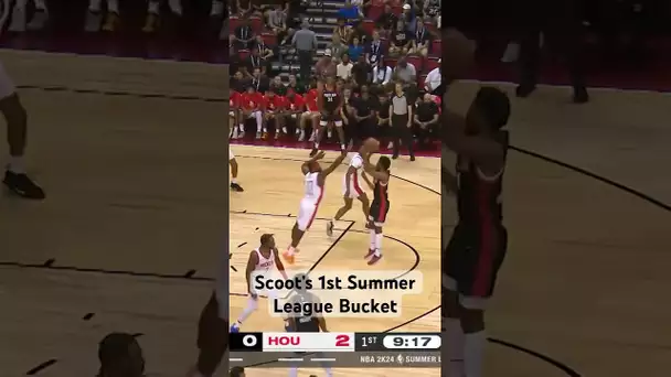 #3 Overall Pick Scoot Henderson Creates Space for His 1st Summer League Bucket 👀 | #Shorts
