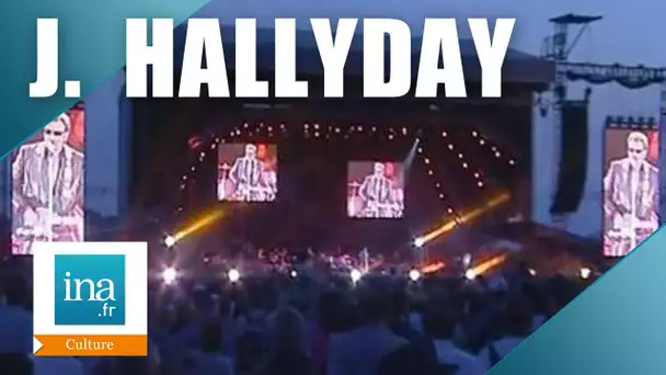 Johnny Hallyday, concert en Corrèze et les intermittents | Archive INA
