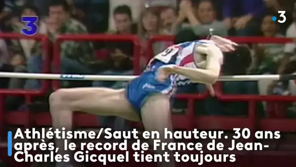 Saut en hauteur : 30 ans après, le record de Jean-Marc Gicquel tient toujours