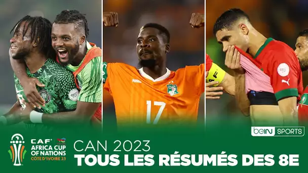 TOUS les résumés des 8e de finale de la CAN