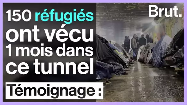 Mathilda, sa famille et 150 réfugiés ont vécu 1 mois dans ce tunnel