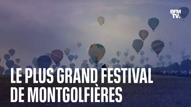 Le plus grand rassemblement de montgolfières a lieu dans l'est de la France