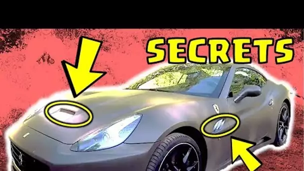 LES PETITS SECRETS ET GADGETS DE MA FERRARI !