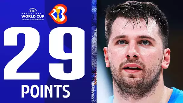 Luka Doncic Is Still On Fire In #FIBAWC Action!🔥 Drops 29 PTS, 10 REBS & 8 AST In The Slovenia Win!