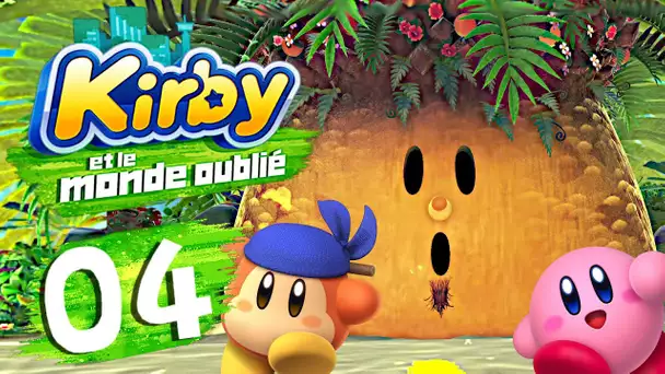 KIRBY ET LE MONDE OUBLIE EPISODE 4 : TROPICAL WOODS LE DEUXIEME BOSS ! NINTENDO SWITCH CO-OP FR