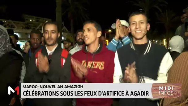 Nouvel an amazigh : Célébrations sous les feux d´artifice à Agadir