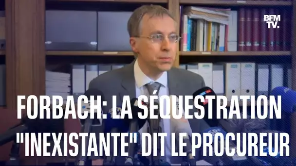 Femme découverte à Forbach: "La situation de séquestration est inexistante", affirme le procureur