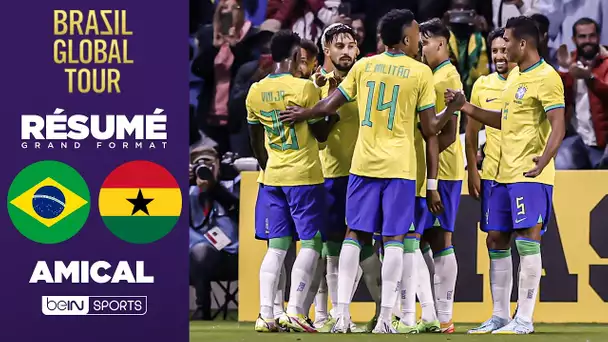 Résumé : Le Brésil roule sur le Ghana, Neymar double passeur