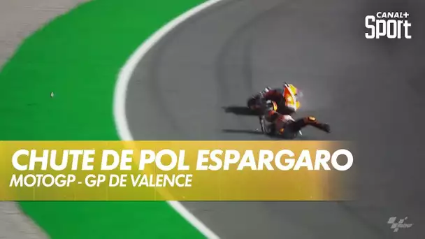 High side violent de Pol Espargaro ! - GP de Valence