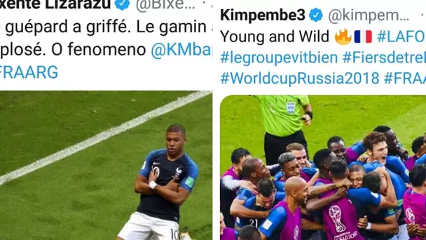 Réactions monde du foot victoire france vs Argentine. Mbappe dieu du foot