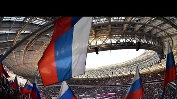 Rassemblement patriotique à Moscou à l'occasion du Jour du Défenseur de la Patrie