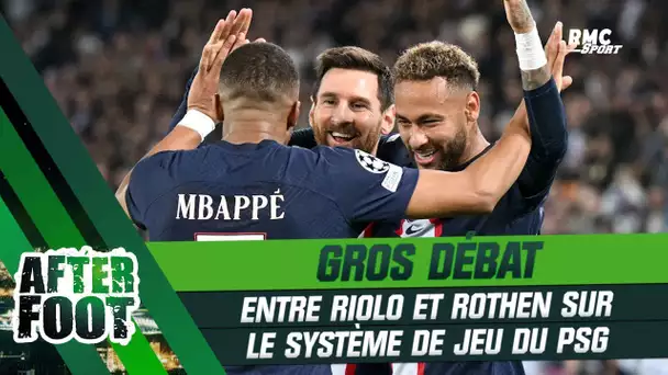 PSG 7-2 M. Haïfa : Gros débat entre Riolo et Rothen sur le système de jeu de Galtier (After Foot)